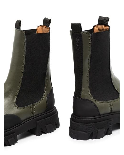 Ganni Black Chelsea Ankle Boots
