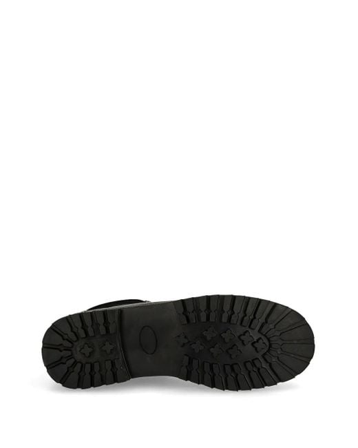 Paul & Shark Black Lace-Up Ankle Boots for men