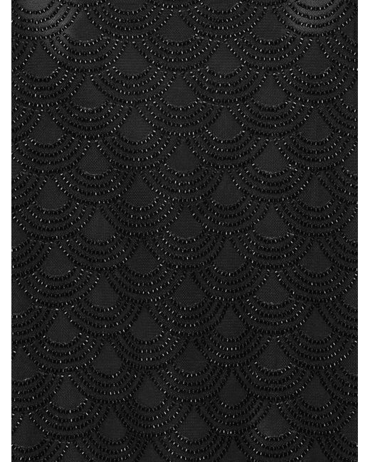 ROTATE BIRGER CHRISTENSEN Black Blouse Brodée De Sequins
