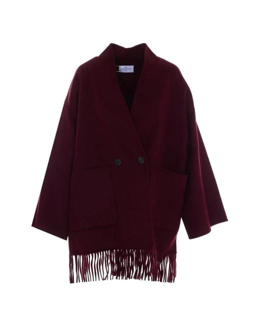 The Dynamis Studio Purple Lyon Fringed Jacket