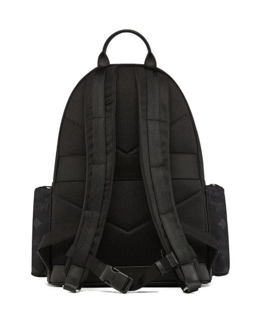 MCM Black Medium Stark Backpack