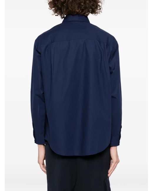 SPORT b. by agnès b. Blue Cotton Shirt for men