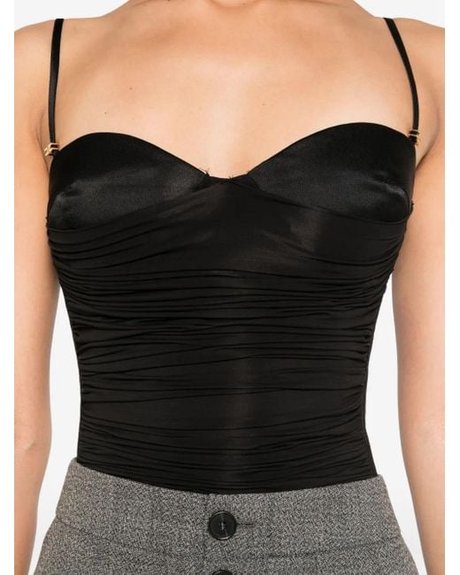 Elisabetta Franchi Black Bodysuits