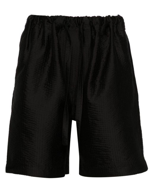 Christian Wijnants Black Pele Twill Shorts