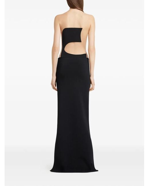 Courreges Black Cut-Out Illusion Bodysuit