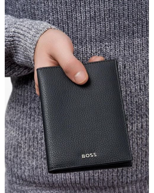 メンズ Boss カードケース Black