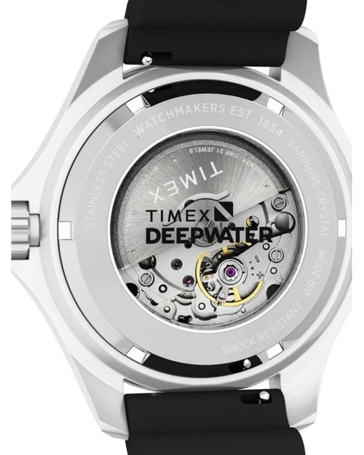 Timex Black Deepwater Meridian 44Mm for men
