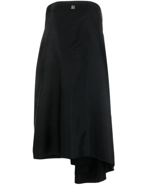 Vestido midi acampanado Givenchy de color Black