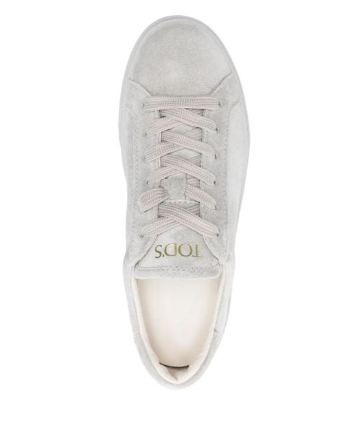Baskets En Daim Tod's en coloris White