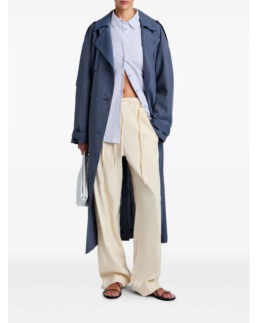 Proenza Schouler Blue Sakia Coat