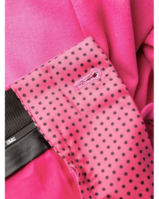Ermanno Scervino Pink Slim-Cut Taiolred Trousers