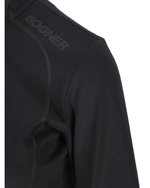 Bogner Black Medita Zipped Sweatshirt