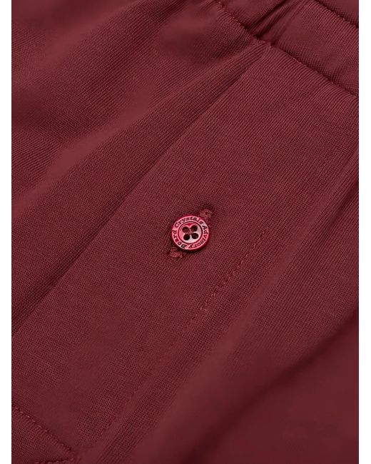 Pantaloni Con Applicazione Logo di Advisory Board Crystals in Red da Uomo
