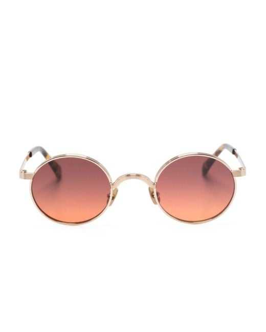 Moscot Pink Moyel Sonnenbrille mit rundem Gestell