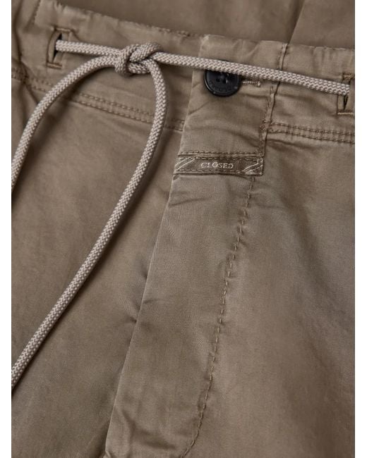 Closed Gray Tropea Drawstring Trousers for men