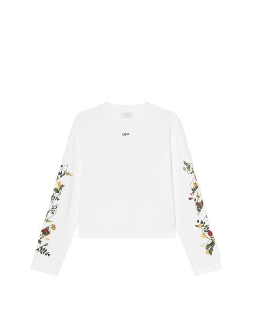 Off-White c/o Virgil Abloh White Arrow Flowers T-Shirt