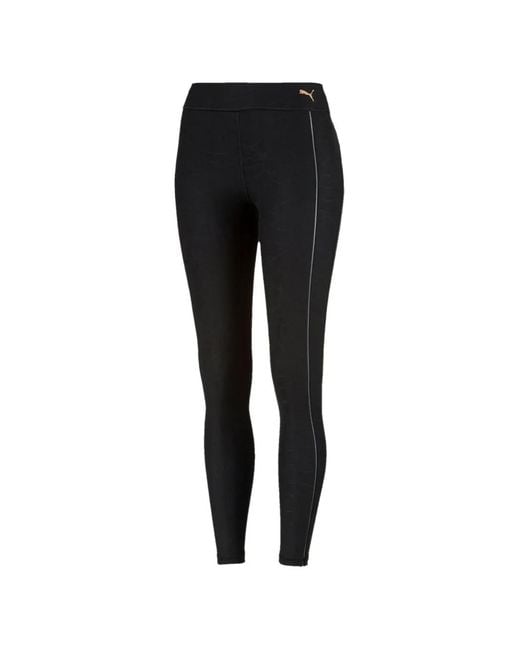 Leggins Con Logo PUMA de color Black