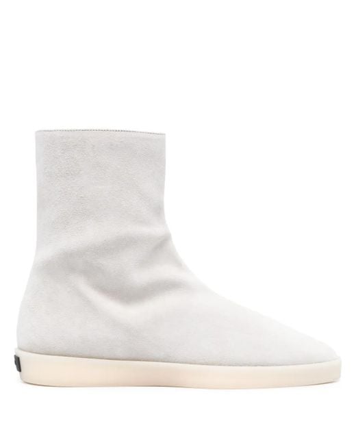 Fear Of God White Mule Hi Boots for men
