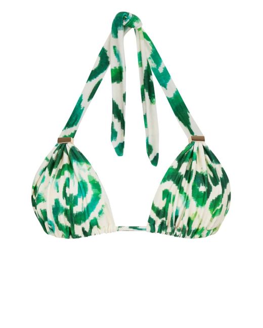 Lenny Niemeyer Green Tanger Bikini Top