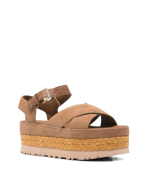 Ugg Brown Aubrey Sandals