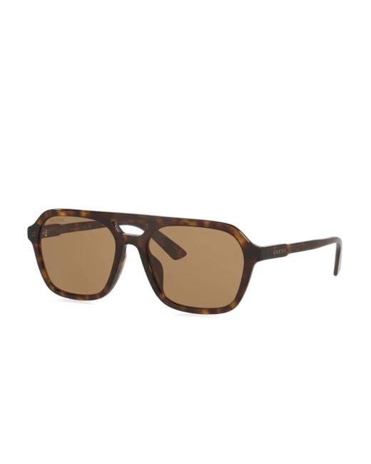 Gucci Natural Geometric Sunglasses for men