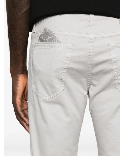 Jacob Cohen White Cotton Pants for men