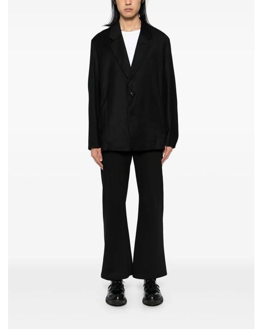 Attachment Black Single-Breasted Blazer for men