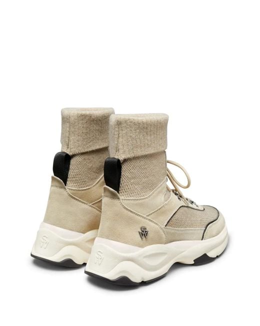 Stuart Weitzman Natural Hiker Sneakers