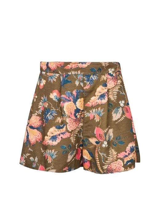 Hunter Bell Green Floral Ashton Short