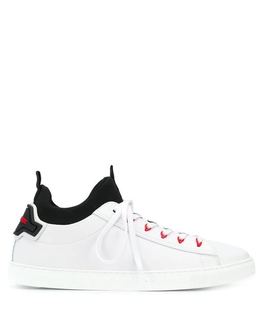 DSquared² White Sock Insert Sneakers for men