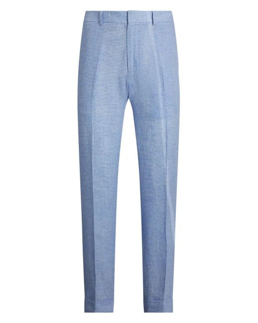 メンズ Ralph Lauren リネン パンツ Blue