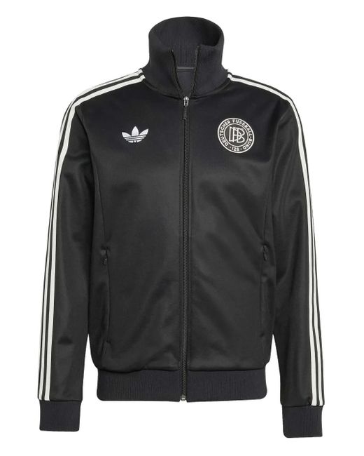 Adidas Black Germany Anniversary Three-Stripe Sweatshirt for men