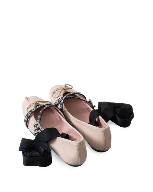 Pretty Ballerinas Brown Leather Ballerina Shoes