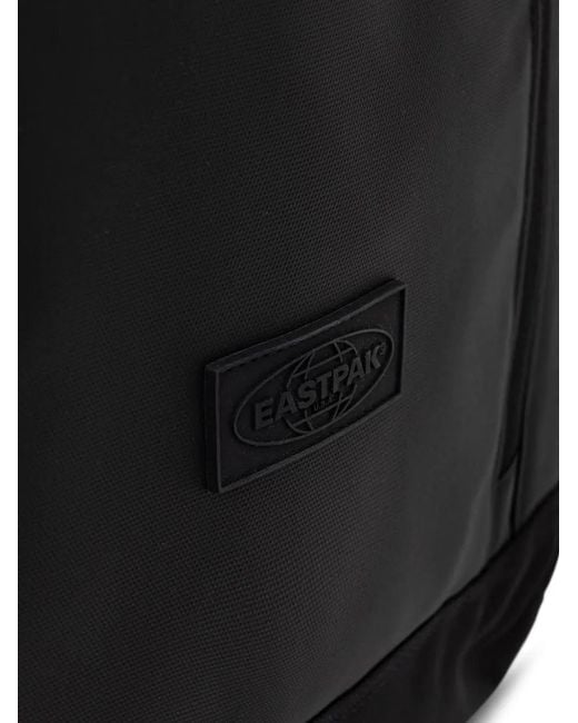 Eastpak Black Cnnct Logo-Patch Panelled Backpack