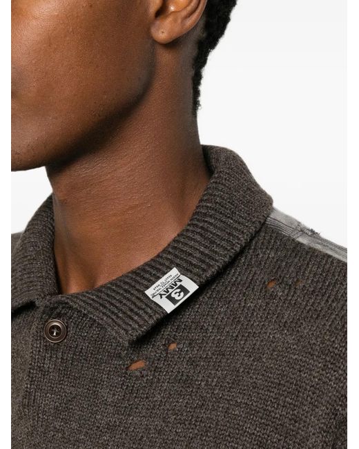 Maison Mihara Yasuhiro Gray Long-Sleeves Sweater for men