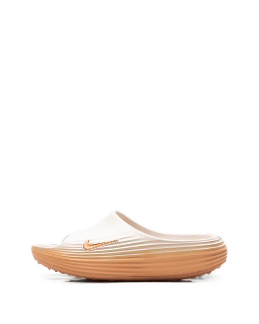 Nike White Reactx Rejuven8 Slides for men