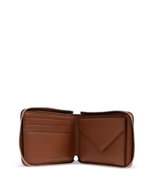 AMI Brown Ami De Coeur Leather Wallet