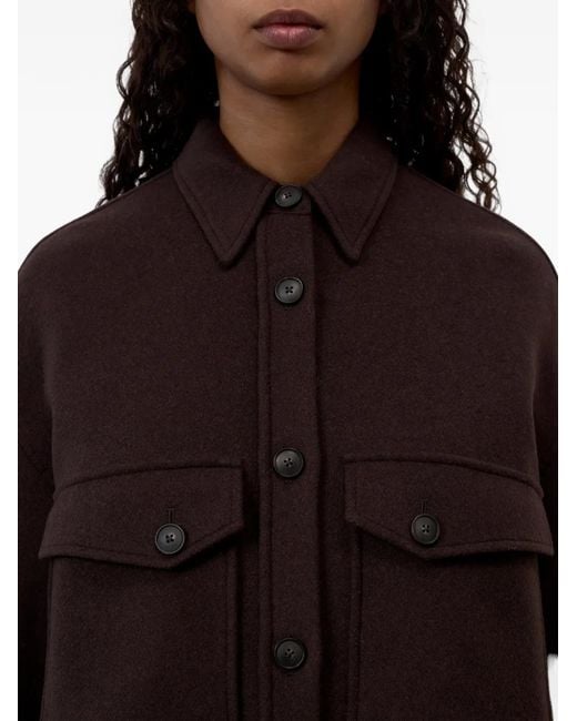 Closed Oversized Jack in het Purple