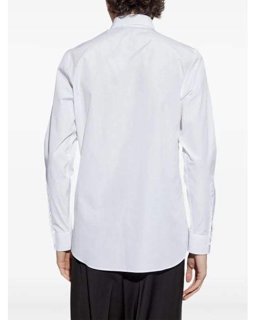 Moschino White Casual Shirts for men