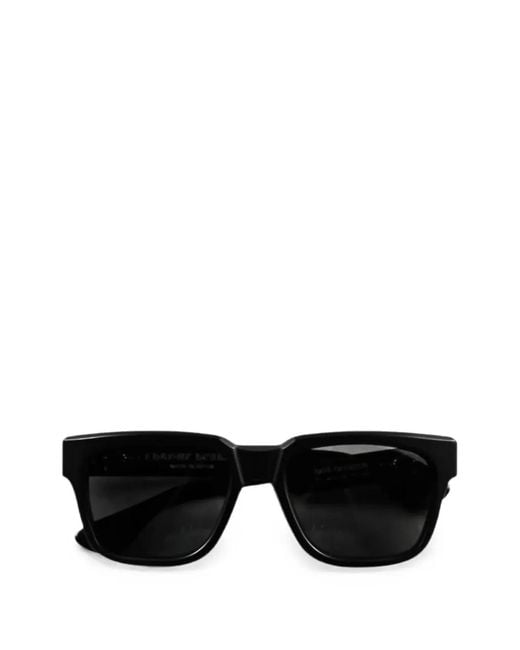 Chrome Hearts Black Box Officer Rectangle-Frame Sunglasses for men