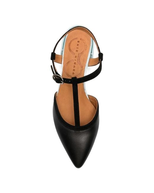 Chie Mihara White Jamedi T-Bar Pumps