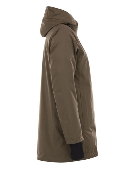 Herno Green Hooded-Neck Padded Jacket