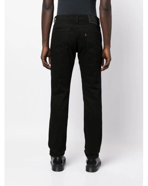 Levi's Straight Jeans in het Black voor heren