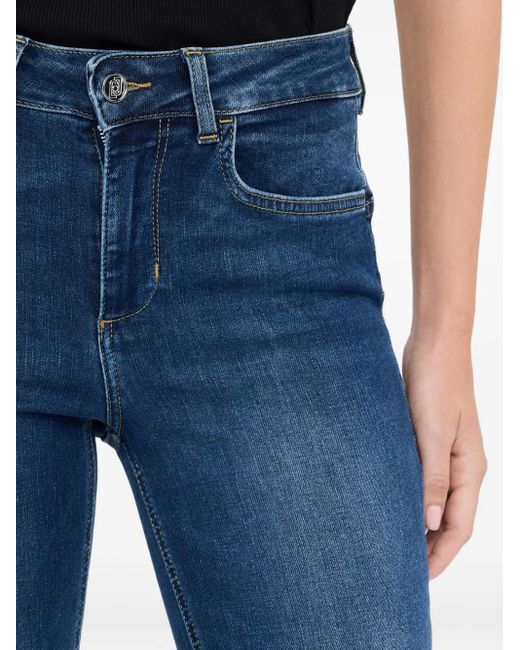 Vaqueros skinny con detalles de strass Liu Jo de color Blue