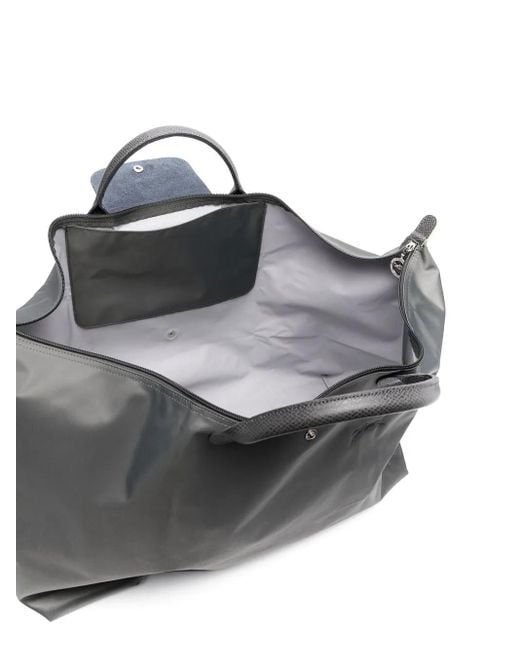Longchamp Gray Mittelgroße Le Pliage Reisetasche