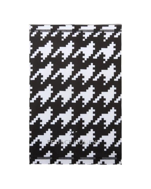 Perfect Moment Black Houndstooth Snood