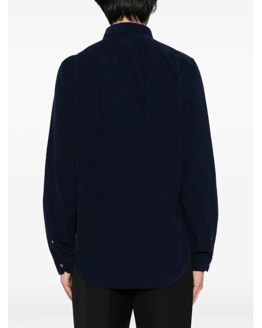Paul Smith Blue Corduroy Shirt for men