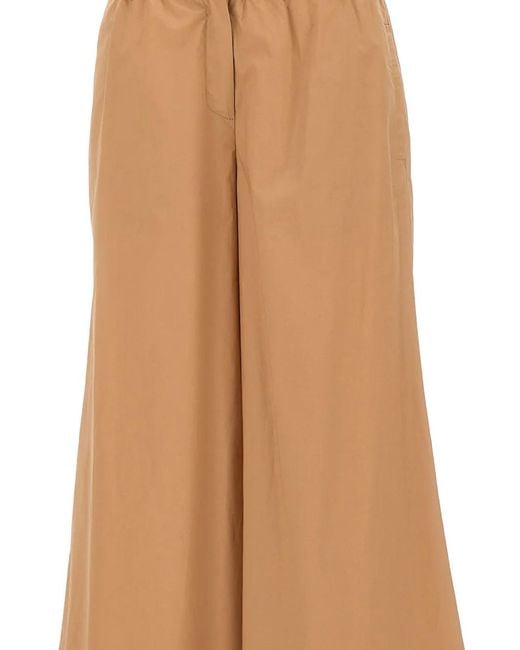 Pantalon Palazzo À Ceinture Kaos en coloris Natural