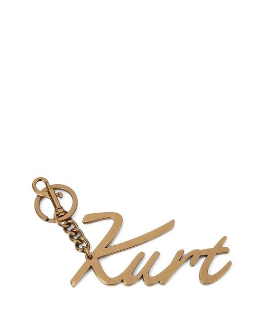 Kurt Geiger Metallic Kurt Keyring