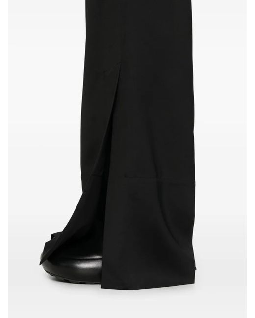 Plan C Black Cady Trousers